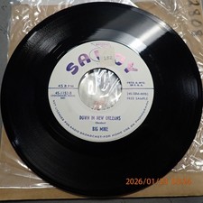 NM BIG MIKE rain or shine / down in new orleans SAVOY 45-1152 7" Single 45 RPM
