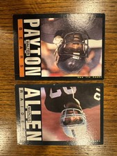1985 Topps - Walter Payton, Marcus Allen, Richard Dent, Jack Youngblood, Moseley