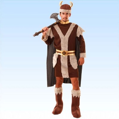 Kostüm Wikinger 4-teilig Gr S Vikinger Wikingerkostüm Faschingskostüm Wikingerin