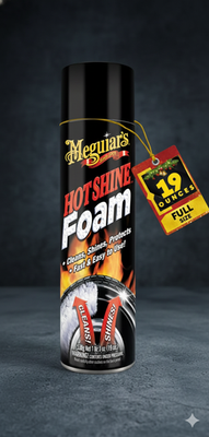 #ad Meguiar#x27;s Hot Shine Tire Foam High Goss Tire Shine that Cleans 19 Oz Aerosol.. $5.99