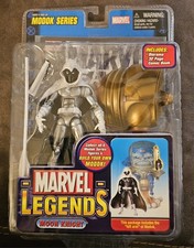 Marvel Legends MODOK Series Moon Knight Action Figure w Comic Book & Diorama