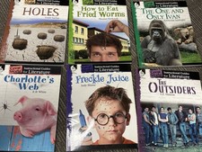 Great Works Instructional Guide To Literature SIX BOOKS Outsiders Holes. MORE