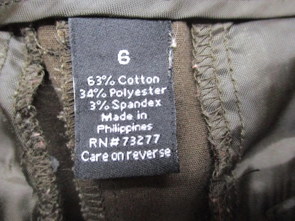 APT.9 Shorts Womens 6 Brown Bermuda Knee Length Chino Stretch Cotton Blend - Image 3 of 4