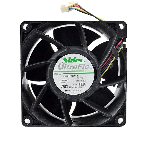 Ventilateur Nidec Ultra Flo V80E12BHA5-57 4 Pin 12V 0,6A Dc