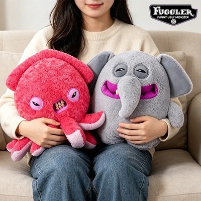 Original Fuggler CHUNKY FUGGS Stuffed Doll Plush ugly monster - Large size 40 cm