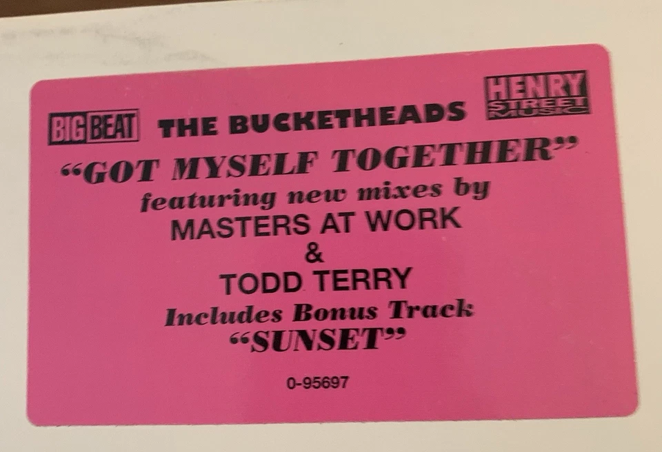 The Bucketheads Got Myself Together Vinyl 1990s House Music LP RARE* VG TESTED** Foto 2 de 4