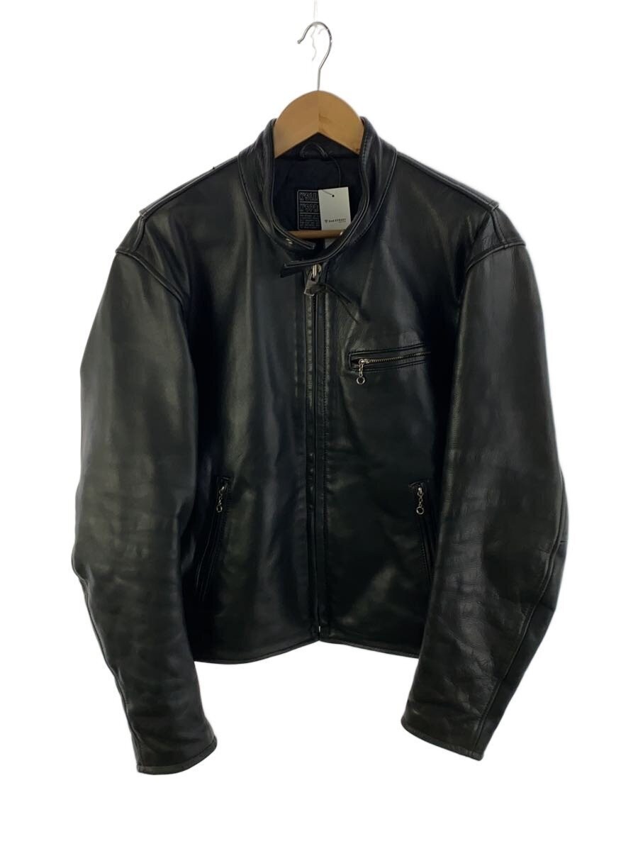 Kadoya Single Riders Jacket/Ll/Leather/Blk/Plain/Kixrs-032 3571
