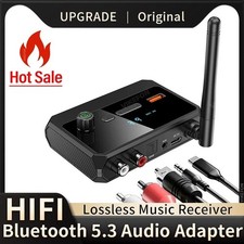 Home Stereo Audio Receiver Bluetooth 5.3 AUX USB Optical HD Music to RCA Adapter