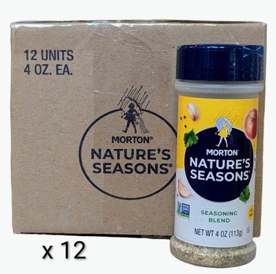 12 - Morton Nature's Seasons Seasoning Blend - 4 Oz Each