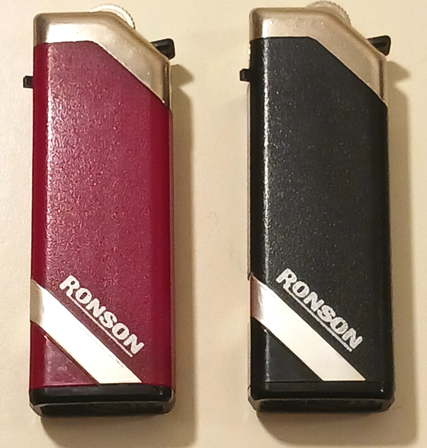 Butane Gas Mid Century Black & Red Lot 2 Collectible