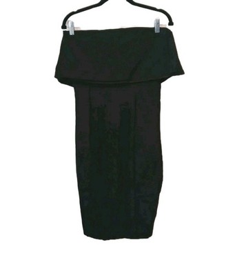 Lavish Alice Black Dress Size 12 Bodycon Knee Length Sleeveless Stretch  Formal 