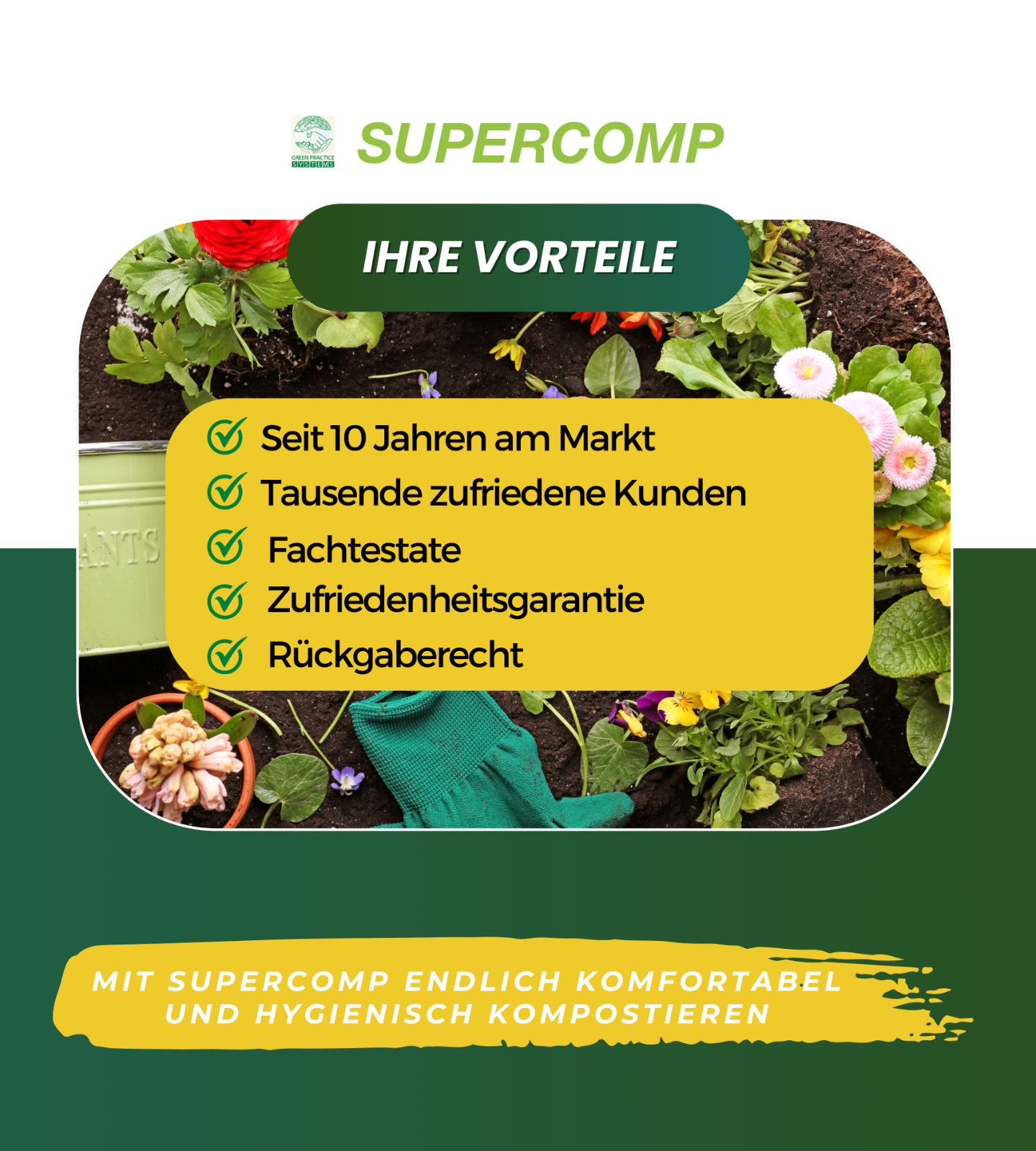 Komposter Schnellkomposter Thermokomposter ohne Umsetzen