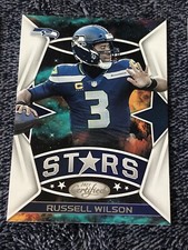 2021 Certified Stars RUSSELL WILSON Football Card CS-22 Seattle Seahawks
