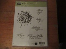 Stampin' Up Blooming with Kindness stamp set great condition