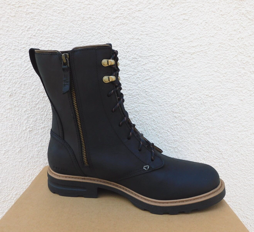TEVA BLACK ROWENA LACE WATERPROOF LEATHER MAXCOMF BOOTS, US 9/ EUR 40 ~NIB - Picture 4 of 6