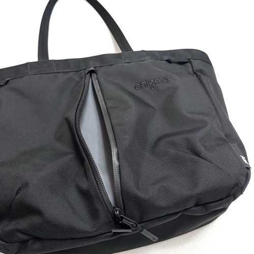 AER Tote Bag Cordura Canvas Black Enigma Logo - Picture 7 of 11