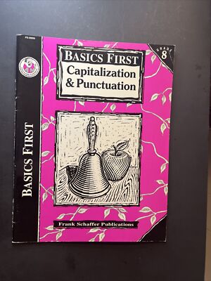 Basics First Capitalization & Punctuation Grade 8, Frank Schaffer Publications￼