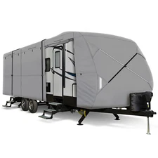 Leader Accessories Waterproof Travel Trailer RV Cover Fit Trailer Camper 27'-30'