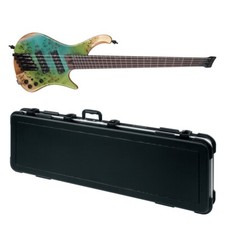 Ibanez EHB1505MS 5-String Bass Guitar Ocean Inlet Flat  Case EHB 1505 MS New