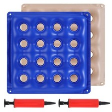 2-Pack Inflatable Seat Cushions Pressure Relief Waffle Cushion Ideal for Long...