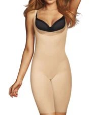 Maidenform Woman Flexees Cool Comfort Ultra Firm Romper Shapewear SMALL NWT