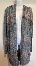 Gap Women's Colorful Long Line Open Cardigan Size Small