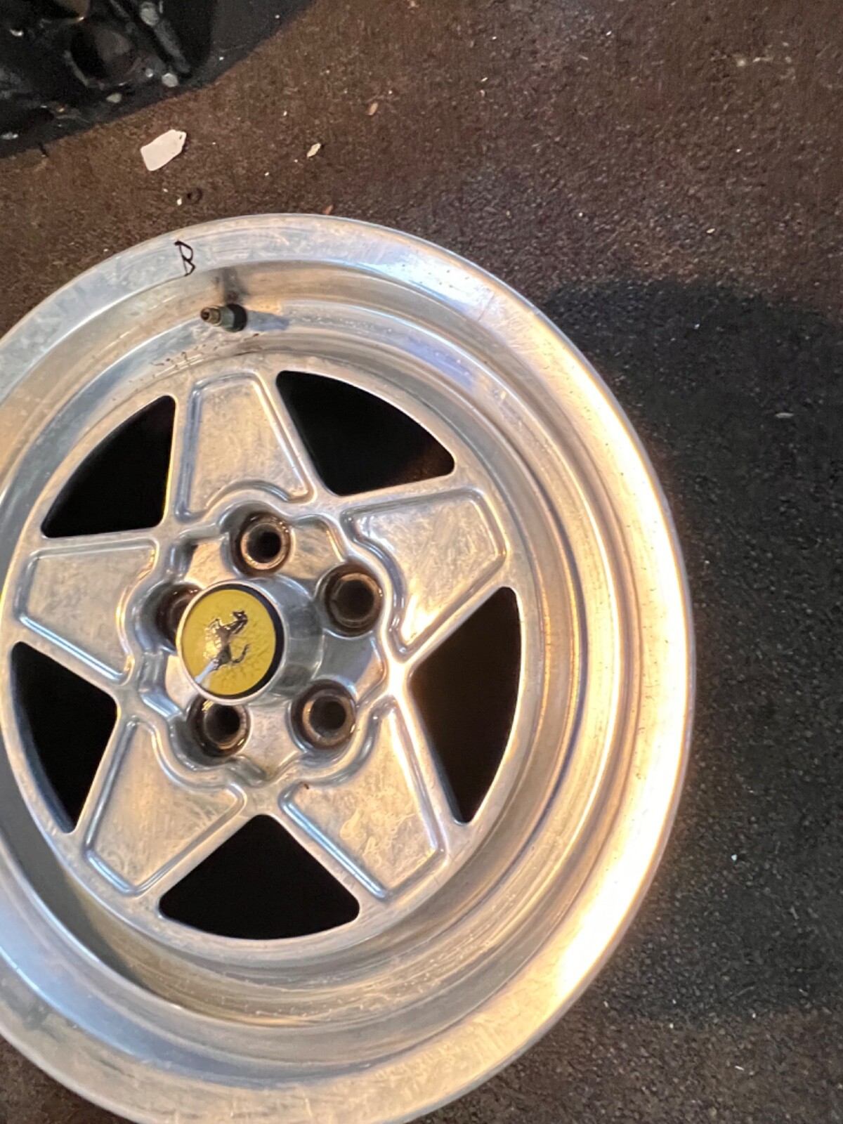 (B) 1 Ferrari 208,308  Road Wheel Rim TRX  165TR 390 Part # 117000