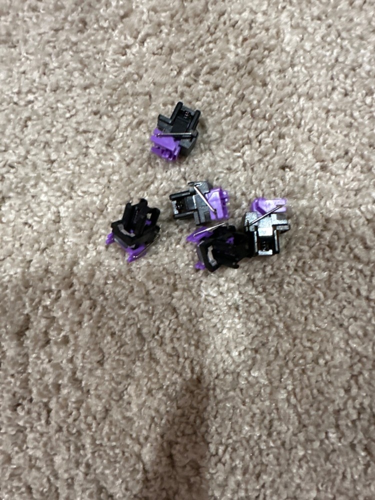 5x razer purple optical clicky switches