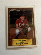 KURT BROWN 1990 ProCards Birmingham Barons
