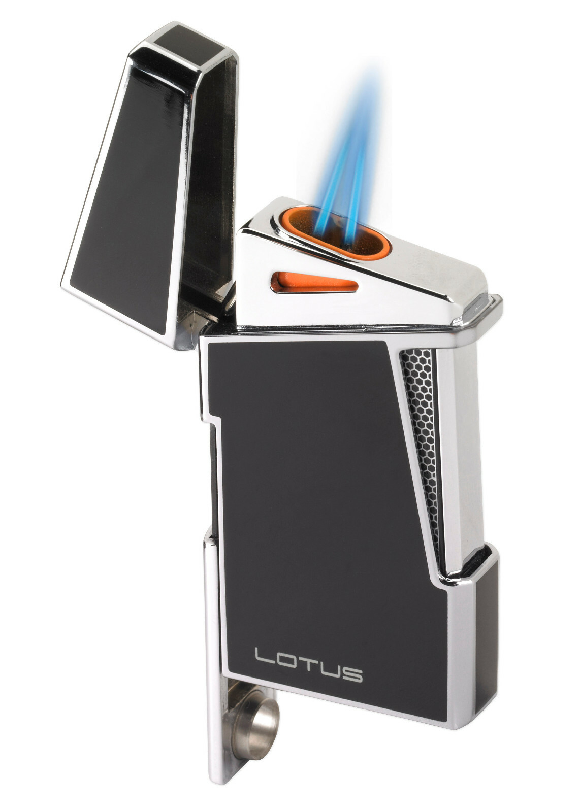 Lotus Lighter - Apollo 48 Twin Pinpoint Torch Black - L4800