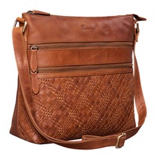 Schultertasche Damen Echt Leder Umhängetasche Frauen Handtasche Vintage Shopper