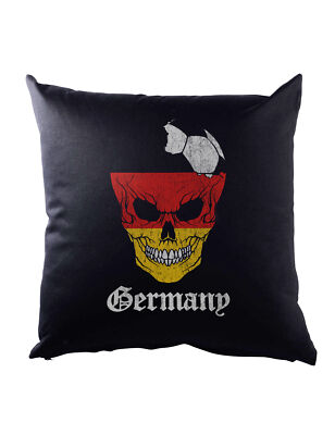 Germany Football Skull I Dekokissen German Soccer Flag World Championship