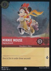 Minnie Mouse - Zipping Around 115/204 Rise of the Floodborn Cold Foil
