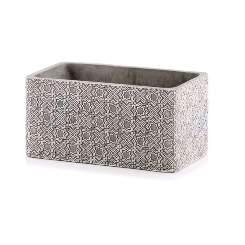 Concrete Flower Pot LARGE Trough Home Decor Modern Plant Pots Indoor Garden - Image 2 of 3