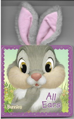 Disney Bunnies All Ears (Ears are moveable) NEW Board Book!