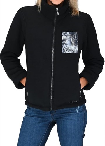 Fleecejacke isoliert Winter schwarz Arctix Birke bedruckt Tasche Gr. Small Neu mit Etikett