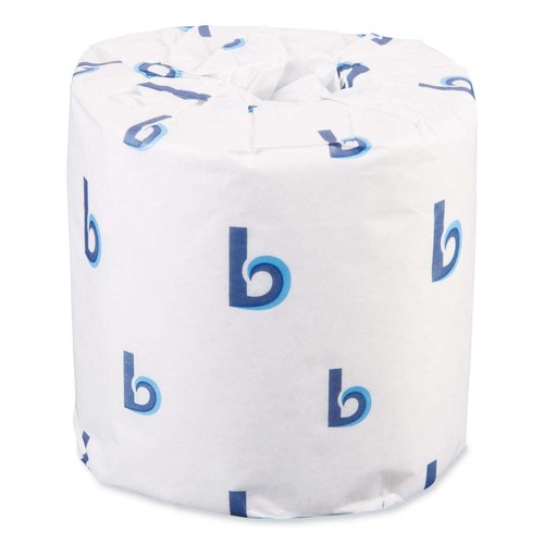Boardwalk TwoPly Toilet Tissue,4 x 3, 400 Sheets/Roll, 96 Rolls/Carton