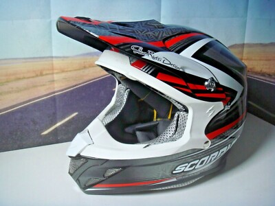 Motorcycle Helmet SM Scorpion EXO Shane Rossi Design VX-R70 Full Face 70-6113 HB