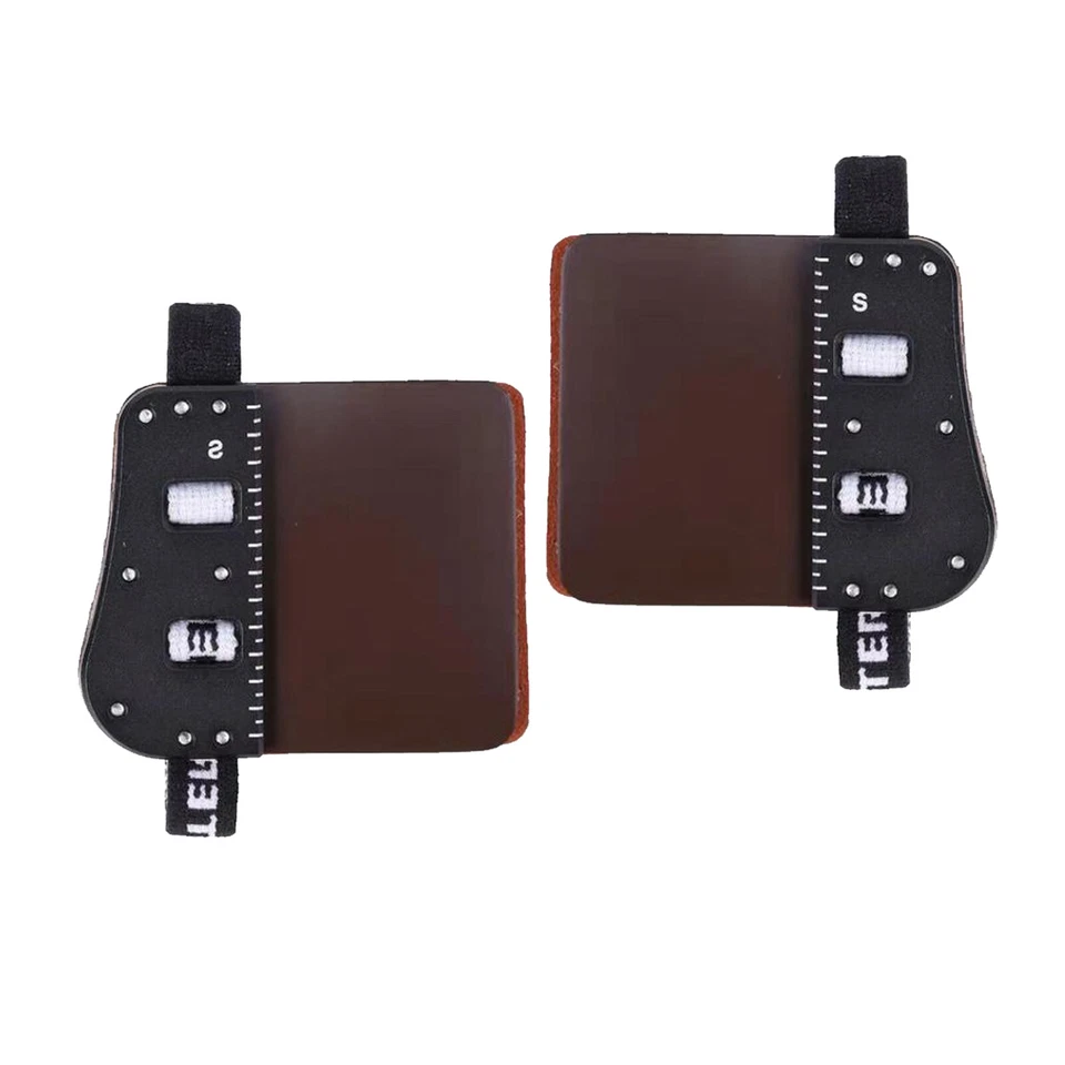 Barebow Finger Tabs Guard Bow Protector Gear Cow Leather Archery Shooting RH LH - Image 2 of 4