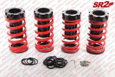 For 88-00 Civic Eg Ek Dc Black Scaled Red Spring Adjustable Coilover Hi-low Kit For 88-00 Civic Eg Ek Dc Black Scaled Red Spring Adjustable Coilover Hi-low Kit