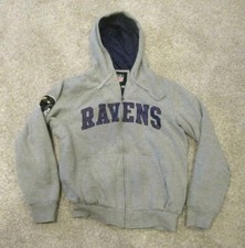 GIII NFL Baltimore Ravens Jacket Full Zip Hoodie Size S