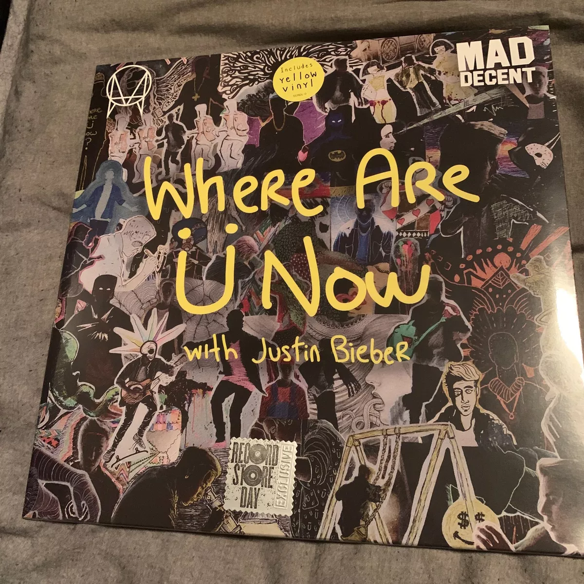 Jack U Justin Bieber Where Are U Now RSD Yellow Vinyl Record Skrillex Diplo  NEW