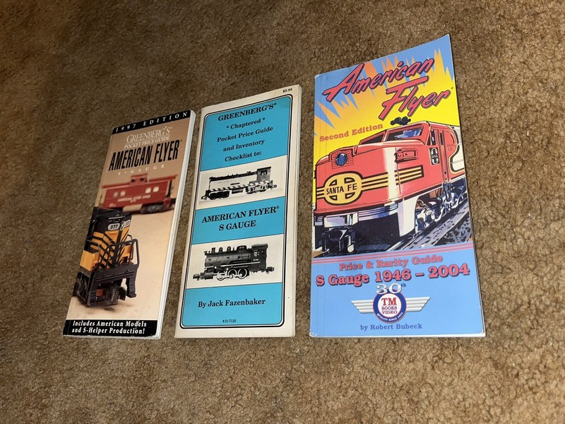 LOT OF 3 OLD AMERICAN FLYER S GAUGE PRICE GUIDES