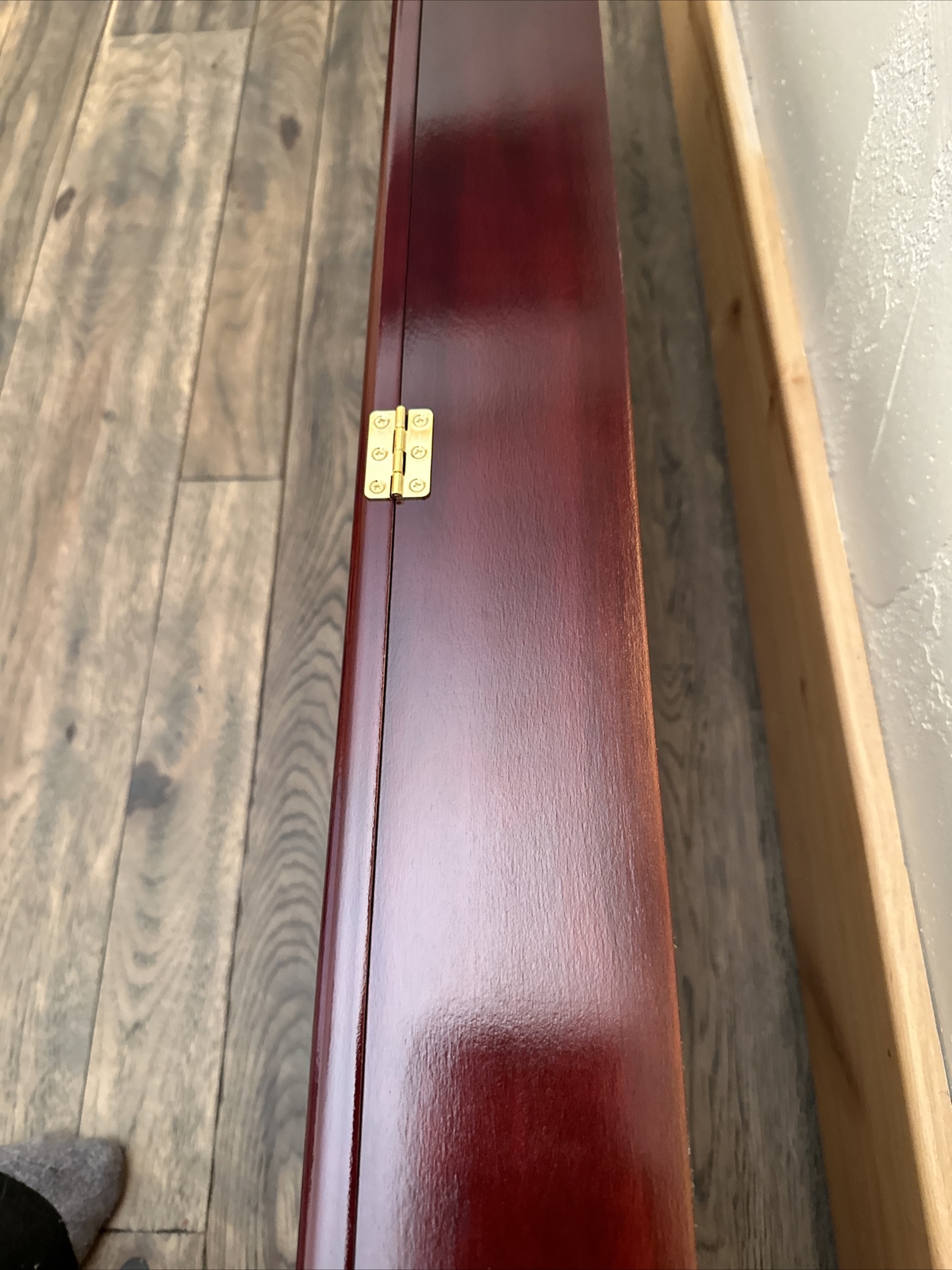 Gun Display Case Rifle Cherry Solid Wood Shotgun Frame Shadow