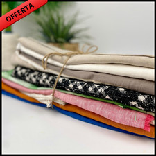 2KG scampoli tessuti e stoffe per abbigliamento patchwork resti multicolore 5