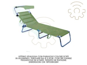 Chaises Jardin Terrasse Chaise Longue Plage Pliant Ecru