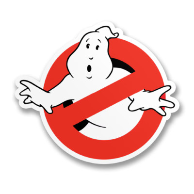 Ghostbusters 1984 No Ghost Classic Logo Sign Geisterjäger 10cm Sticker Aufkleber
