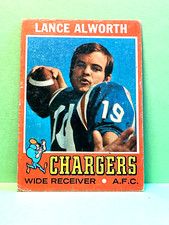 Lance Alworth 1971 Topps football card
