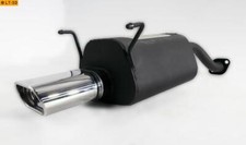 ULTER Sportauspuff 1x145x75mm flachoval für Honda CRX Del Sol ab Bj 92 1.6l