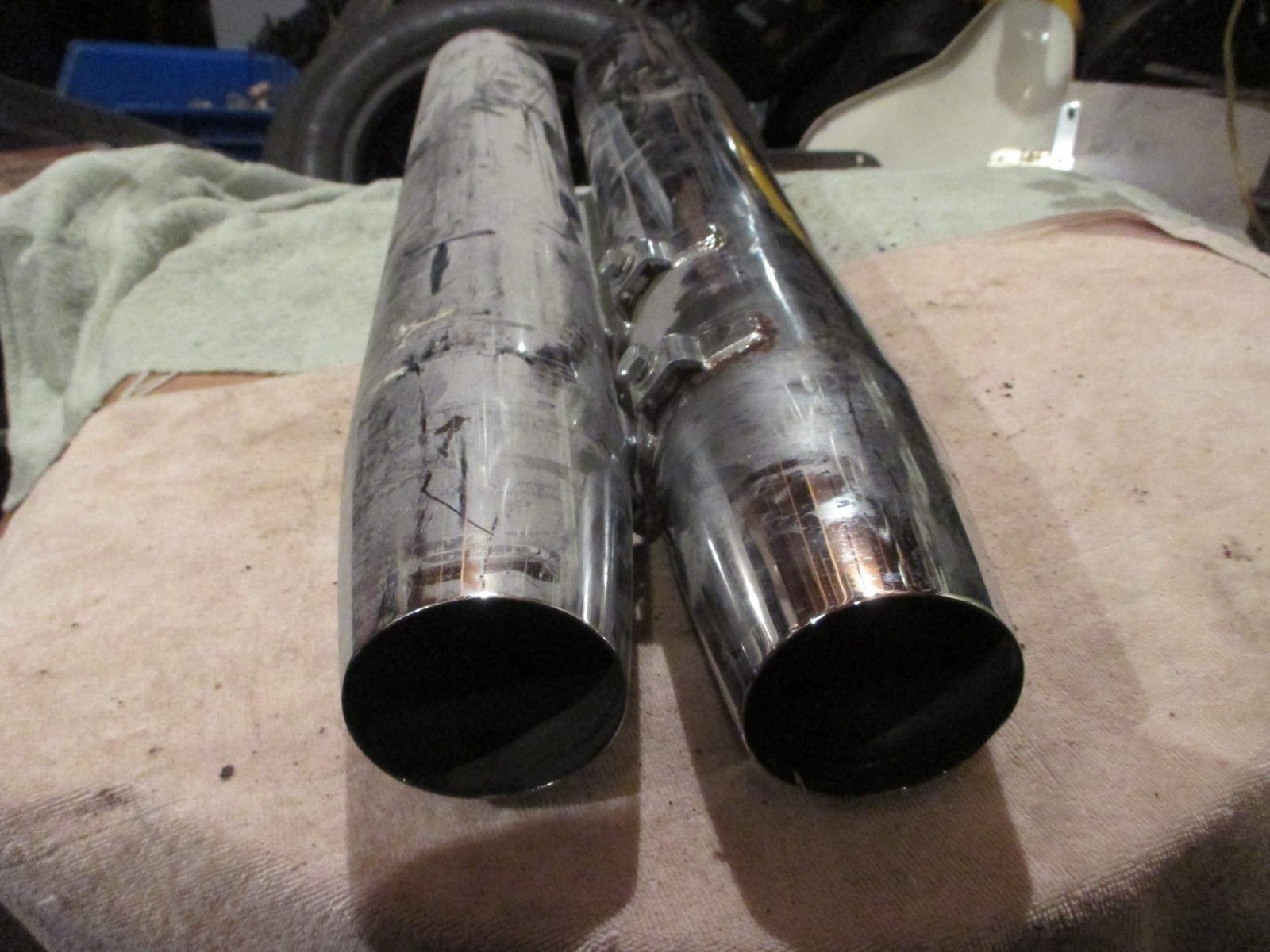 HARLEY FLH ULTRA CLASSIC ROAD KING MUFFLERS 1995 UP OEM eBay